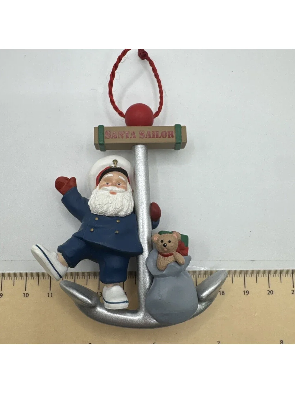 Hallmark Keepsake Ornament - Santa Sailor Sculptured By Ed Seale 1991 In Box